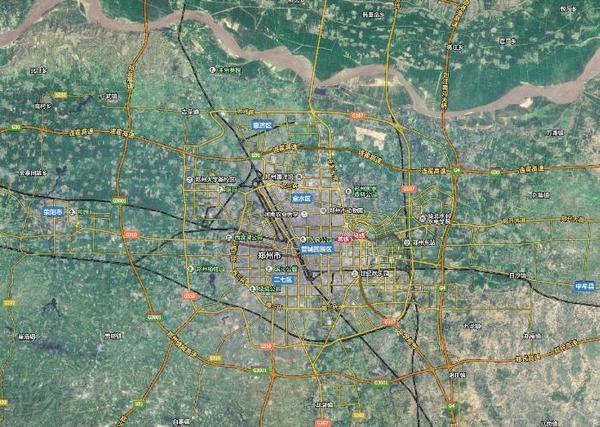 鄭州衛(wèi)星地圖最新版，古都的航天視角探索