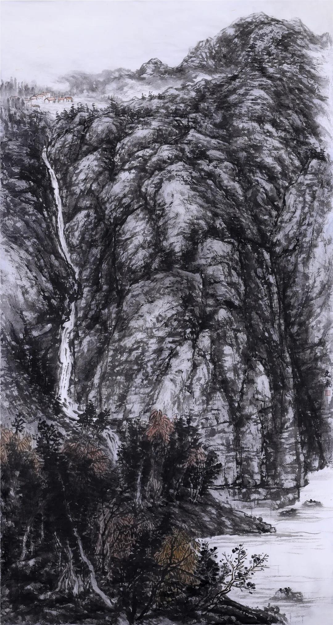 科技與藝術(shù)的融合，最新智能山水畫屏展現(xiàn)自然之美